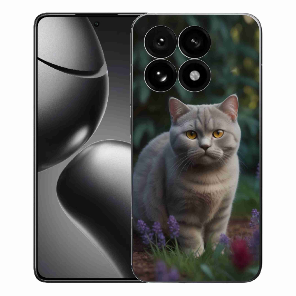 Gelový kryt mmCase na Xiaomi 15T - britská kočka