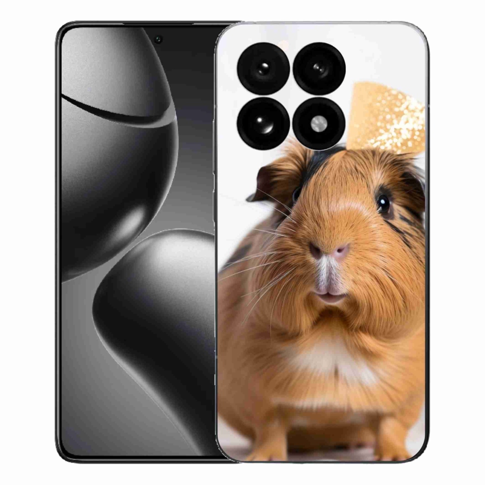 Gelový kryt mmCase na Xiaomi 15T - hnědé morče