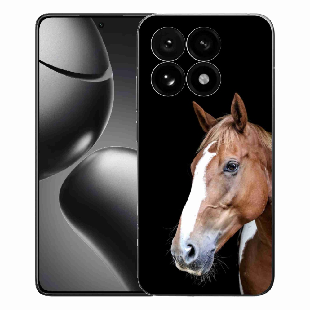 Gelový kryt mmCase na Xiaomi 15T - hnědý kůň 3