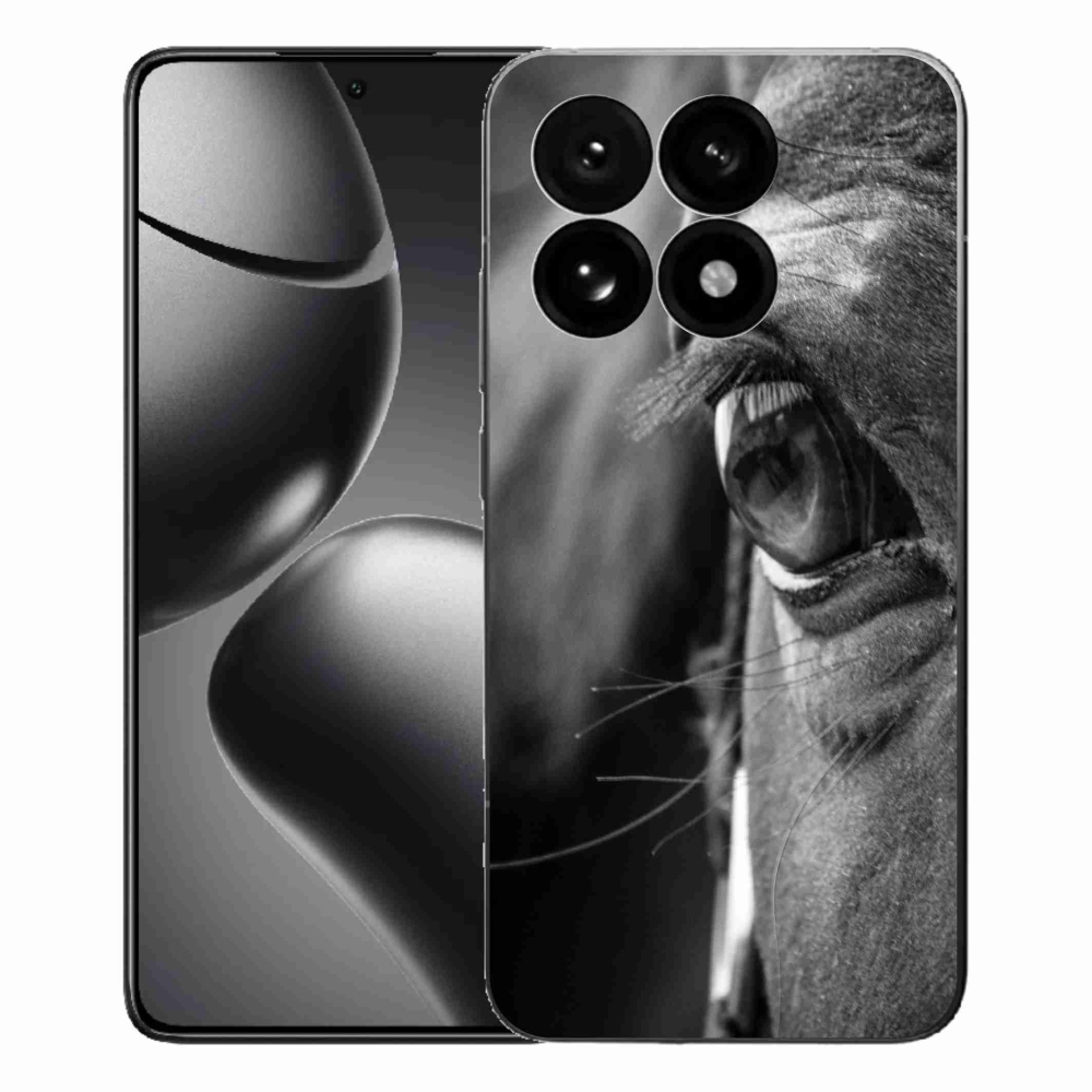 Gelový kryt mmCase na Xiaomi 15T - koňský pohled