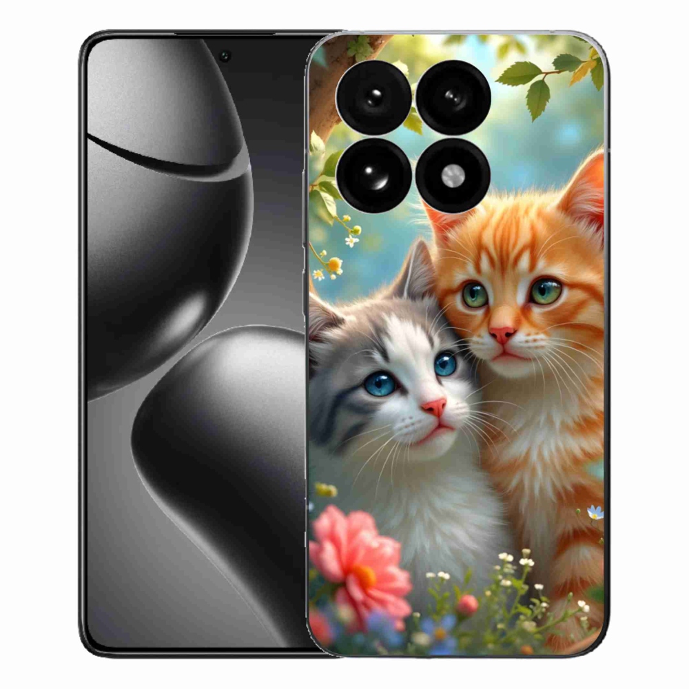 Gelový kryt mmCase na Xiaomi 15T - kočičí láska 2