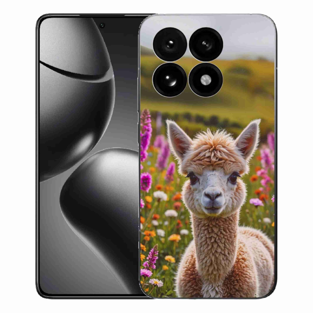 Gelový kryt mmCase na Xiaomi 15T - lama na louce