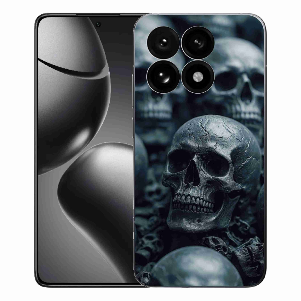 Gelový kryt mmCase na Xiaomi 15T - lebka 2