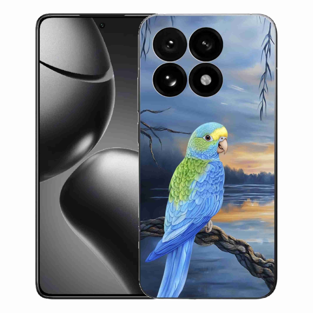 Gelový kryt mmCase na Xiaomi 15T - modrý papoušek