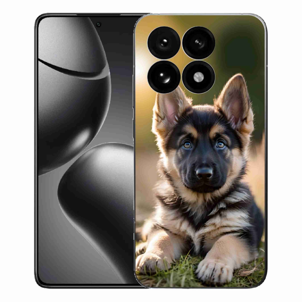 Gelový kryt mmCase na Xiaomi 15T - německý ovčák v přírodě