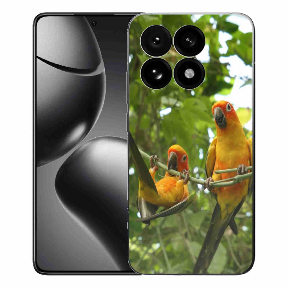 Gelový kryt mmCase na Xiaomi 15T - papoušci aratingy