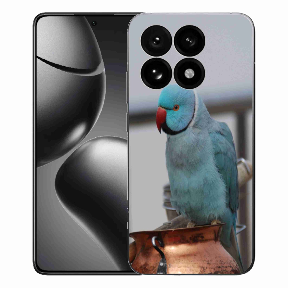 Gelový kryt mmCase na Xiaomi 15T - papoušek alexandr modrý