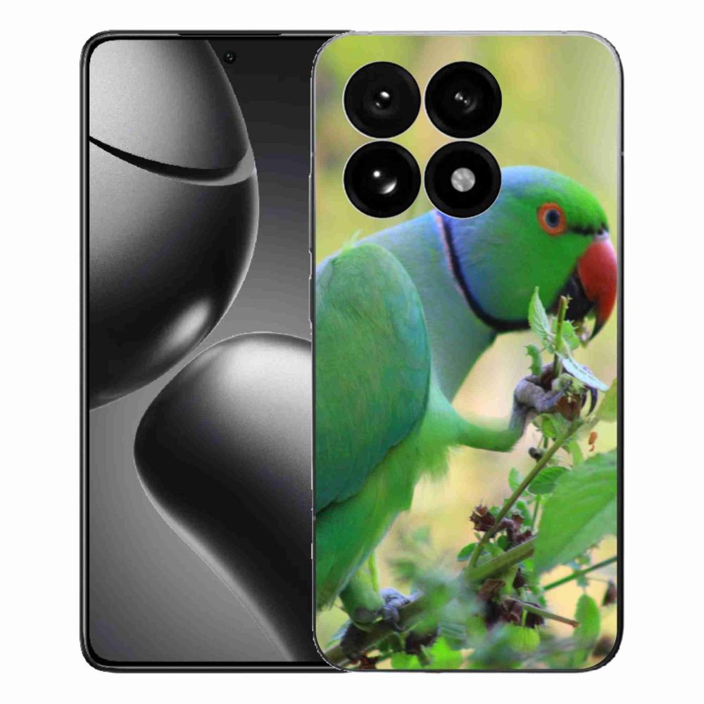 Gelový kryt mmCase na Xiaomi 15T - papoušek alexandr