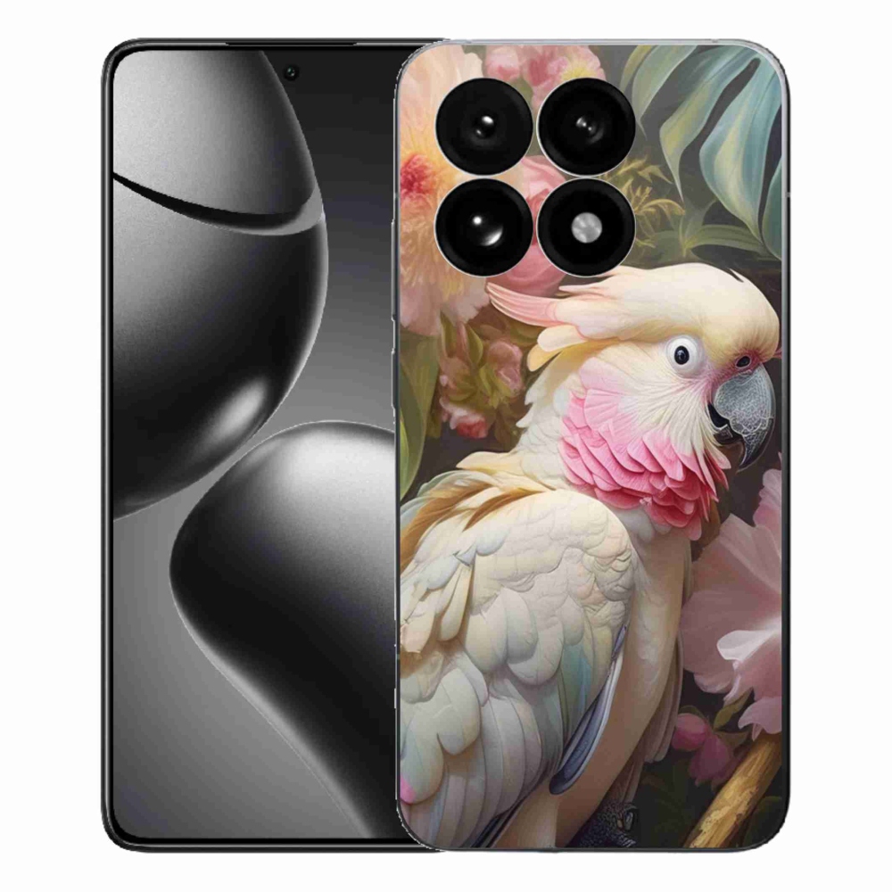 Gelový kryt mmCase na Xiaomi 15T - papoušek kakadu růžový 2