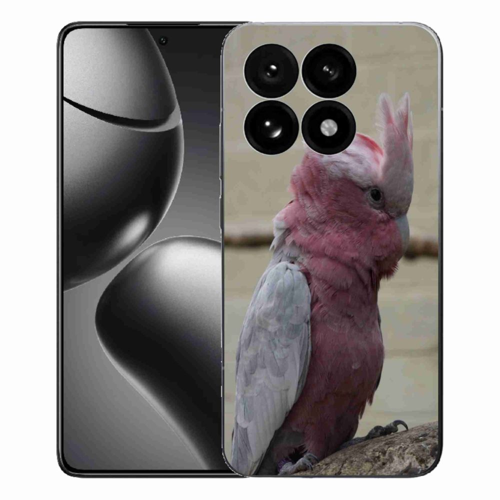 Gelový kryt mmCase na Xiaomi 15T - papoušek kakadu růžový