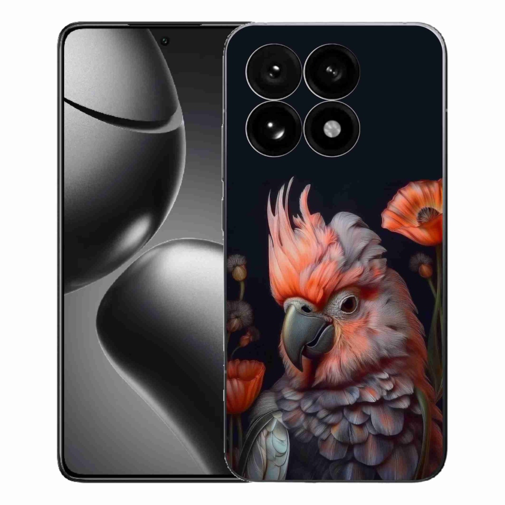 Gelový kryt mmCase na Xiaomi 15T - papoušek kakadu v barvách