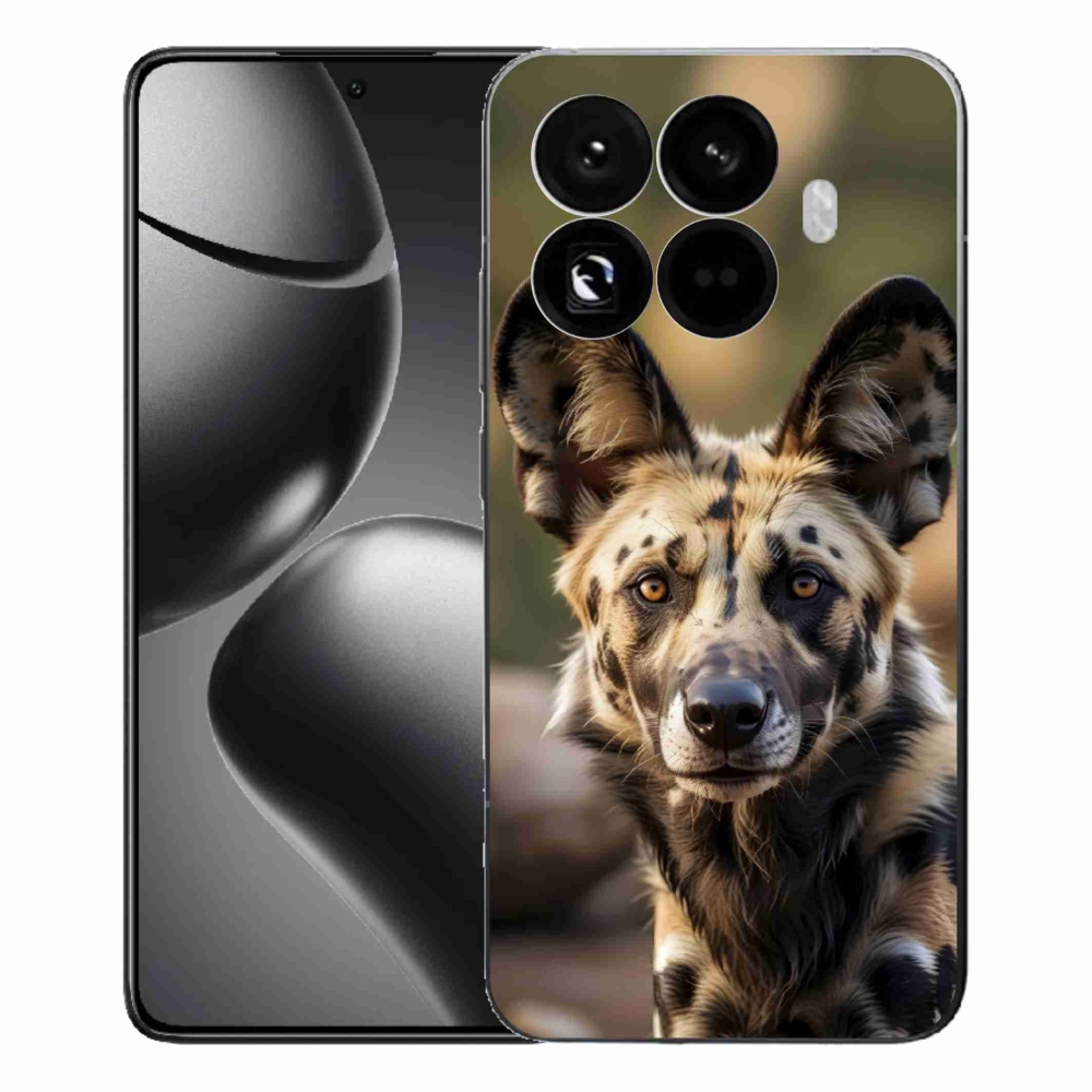 Gelový kryt mmCase na Xiaomi 15T Pro - africký divoký pes