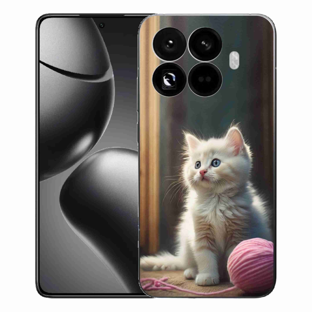 Gelový kryt mmCase na Xiaomi 15T Pro - bílé kotě 2