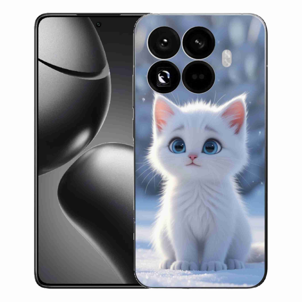 Gelový kryt mmCase na Xiaomi 15T Pro - bílé kotě 3