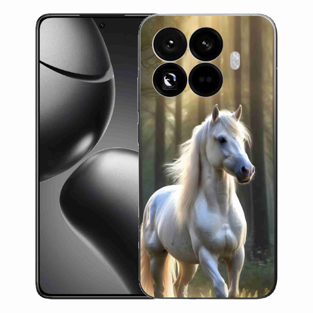 Gelový kryt mmCase na Xiaomi 15T Pro - bílý kůň 3
