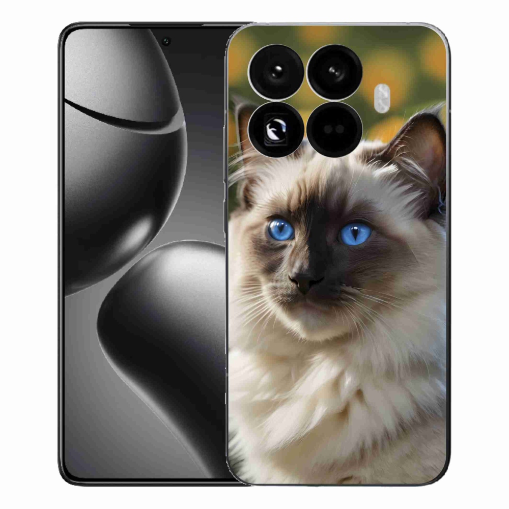 Gelový kryt mmCase na Xiaomi 15T Pro - bílý ragdoll