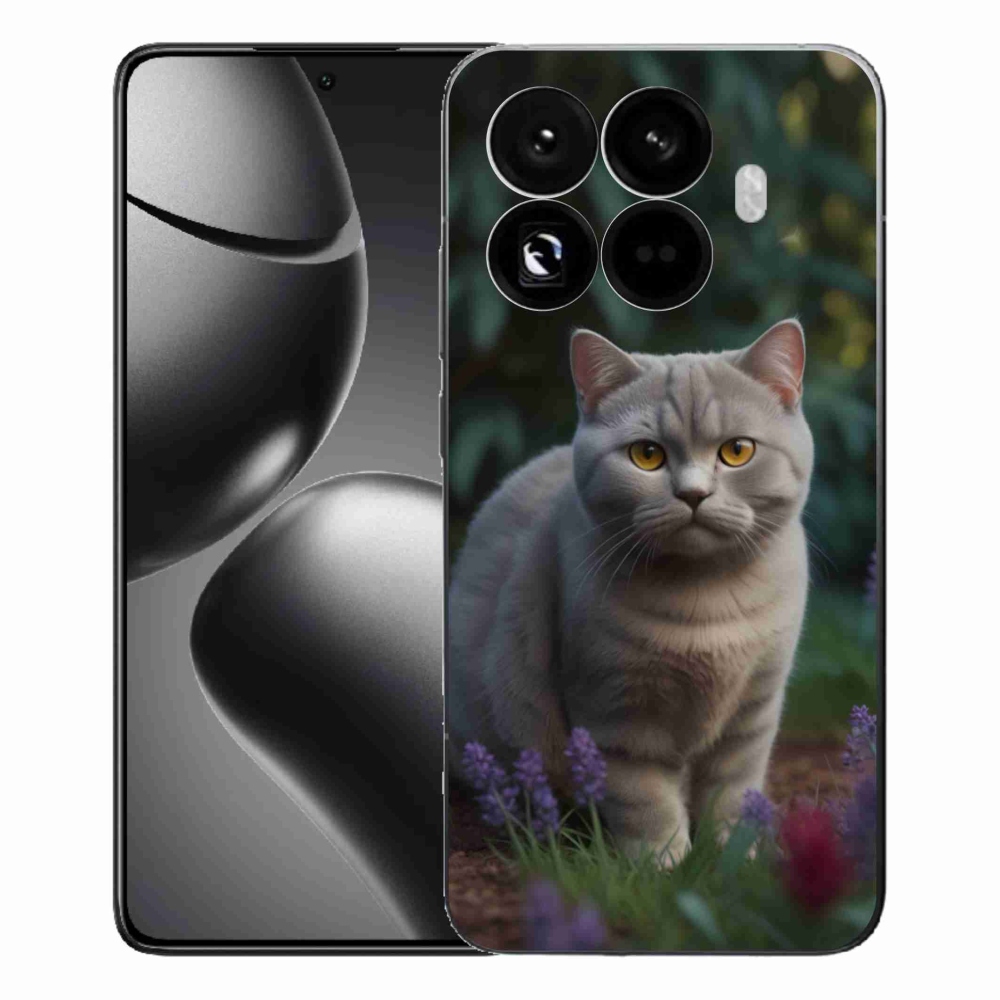 Gelový kryt mmCase na Xiaomi 15T Pro - britská kočka