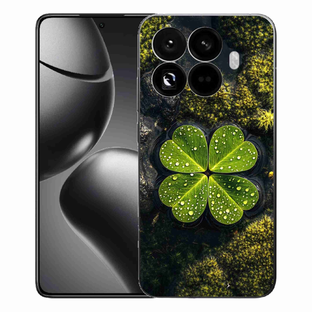 Gelový kryt mmCase na Xiaomi 15T Pro - čtyřlístek