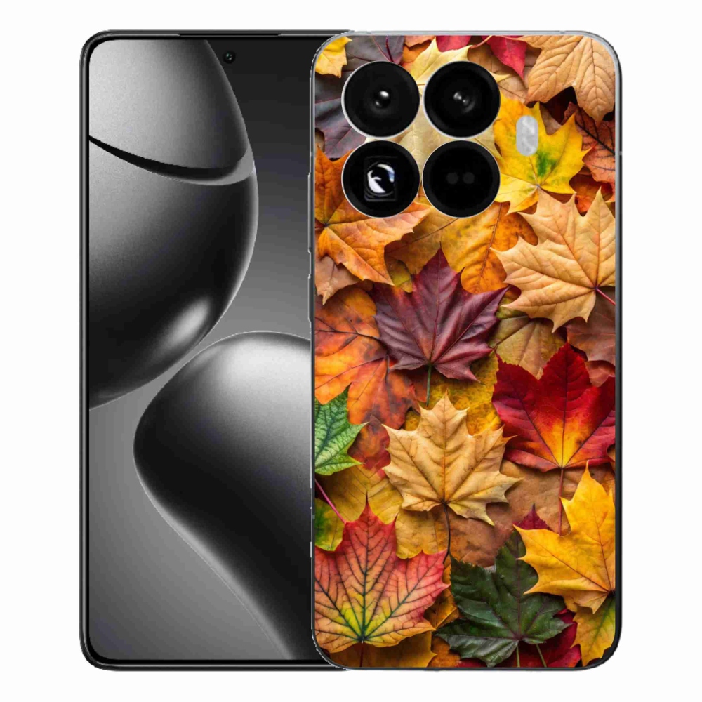 Gelový kryt mmCase na Xiaomi 15T Pro - javorové listy 2