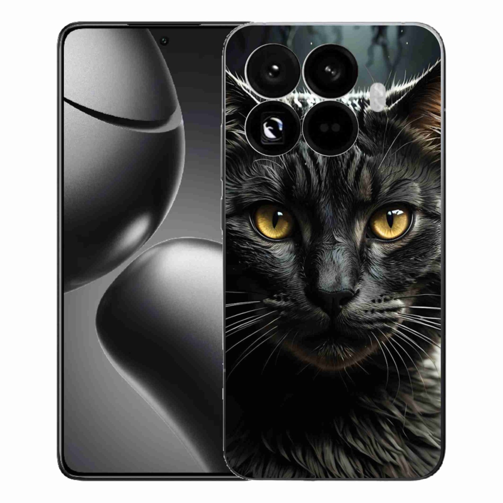 Gelový kryt mmCase na Xiaomi 15T Pro - kočičí pohled 3