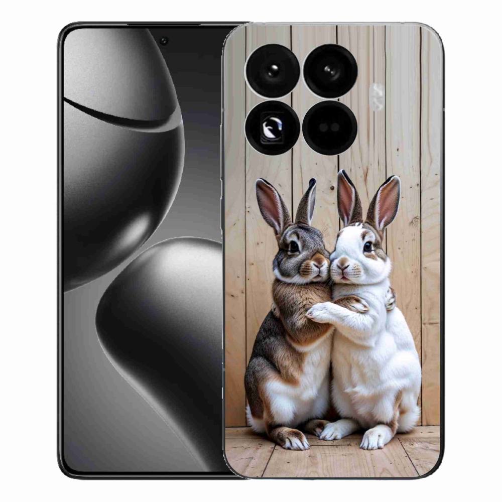 Gelový kryt mmCase na Xiaomi 15T Pro - králičí pár