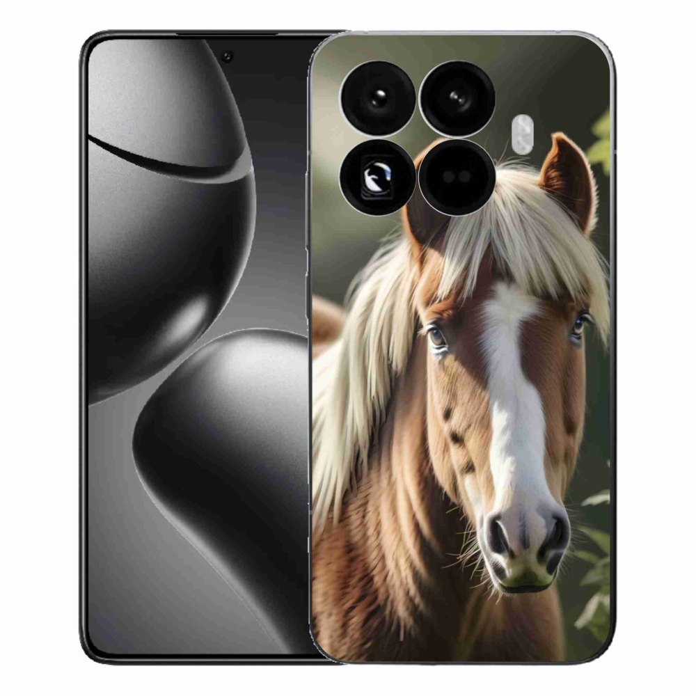 Gelový kryt mmCase na Xiaomi 15T Pro - kůň se světlou hřívou