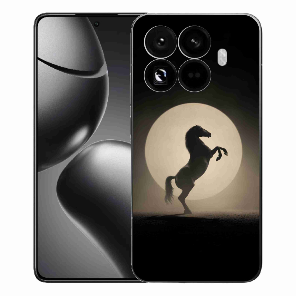 Gelový kryt mmCase na Xiaomi 15T Pro - kůň v siluetě