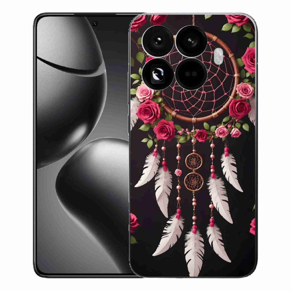 Gelový kryt mmCase na Xiaomi 15T Pro - lapač snů s růžemi