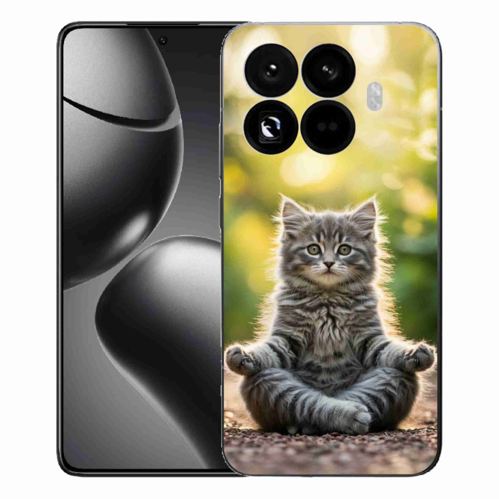 Gelový kryt mmCase na Xiaomi 15T Pro - meditující kotě