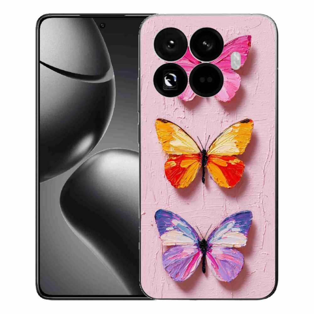 Gelový kryt mmCase na Xiaomi 15T Pro - motýlí trojice