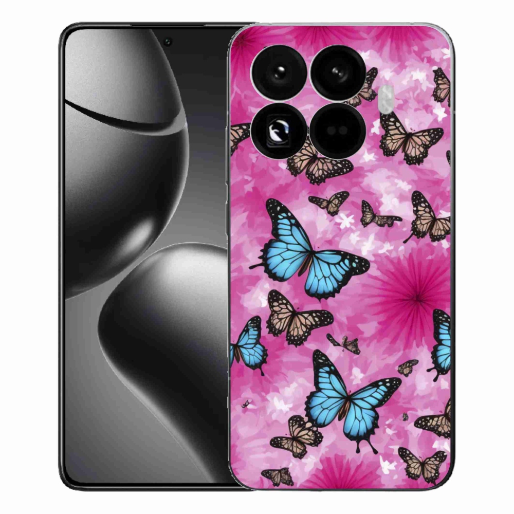 Gelový kryt mmCase na Xiaomi 15T Pro - motýlí zahrada