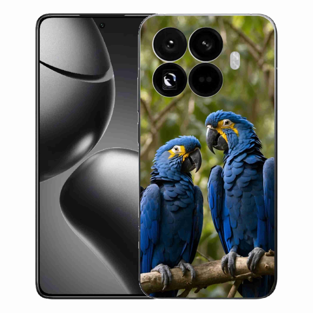 Gelový kryt mmCase na Xiaomi 15T Pro - papouščí duo