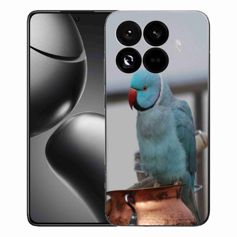 Gelový kryt mmCase na Xiaomi 15T Pro - papoušek alexandr modrý