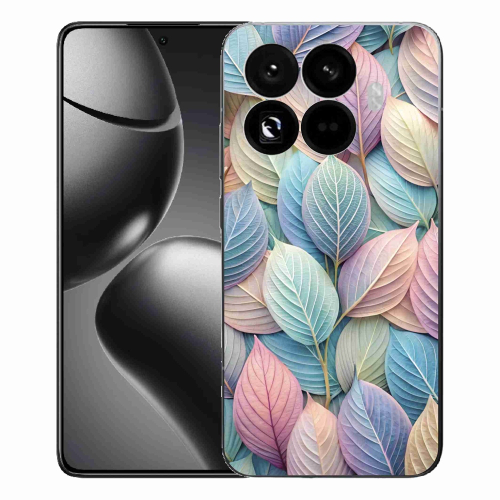 Gelový kryt mmCase na Xiaomi 15T Pro - pastelové listy