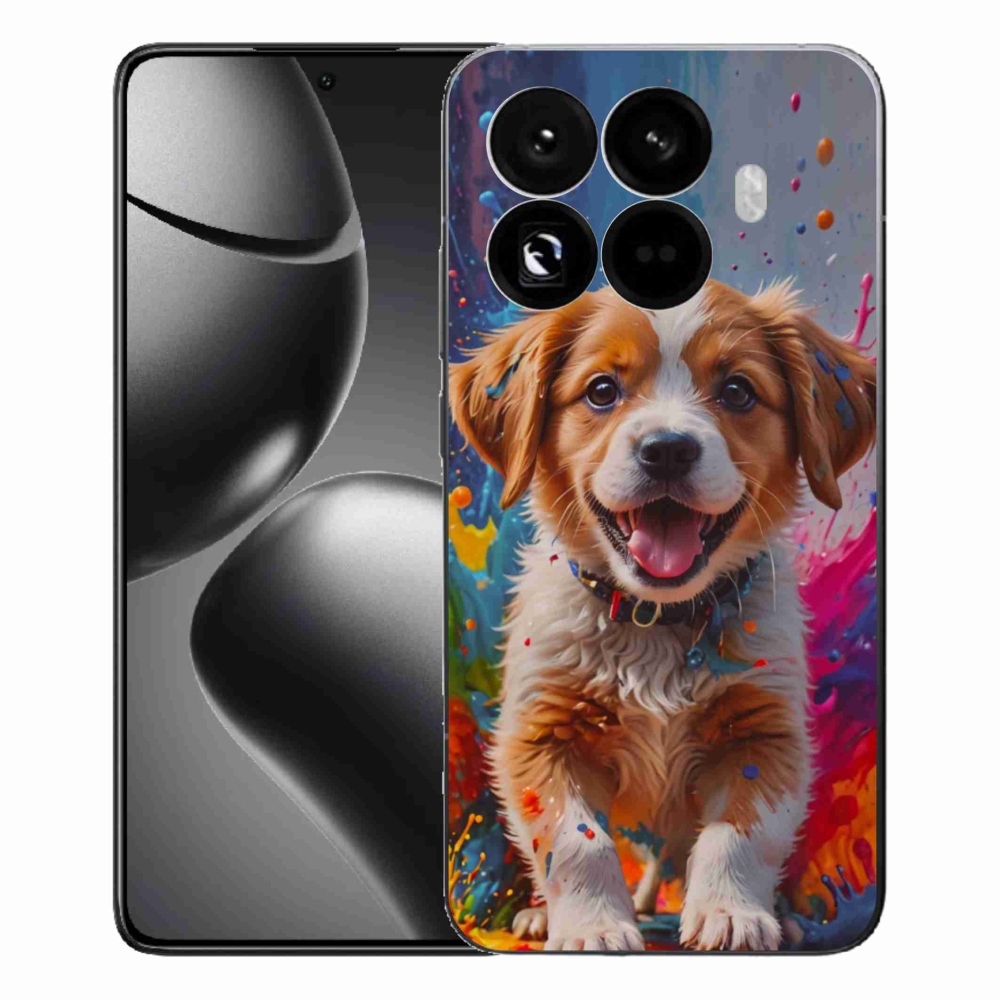 Gelový kryt mmCase na Xiaomi 15T Pro - roztomilé štěně 3