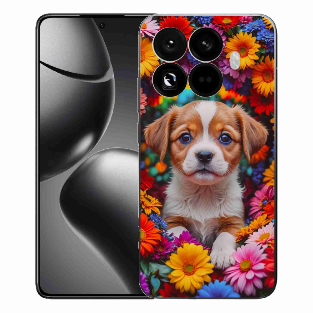Gelový kryt mmCase na Xiaomi 15T Pro - roztomilé štěně