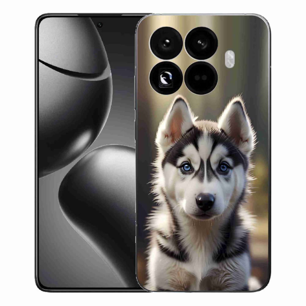 Gelový kryt mmCase na Xiaomi 15T Pro - roztomilý sibiřský husky