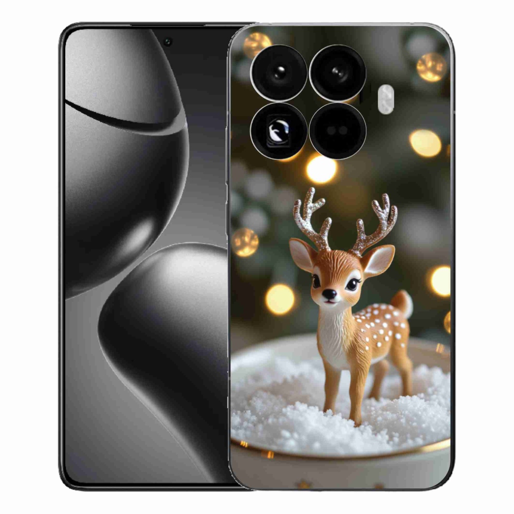 Gelový kryt mmCase na Xiaomi 15T Pro - roztomilý vánoční jelen