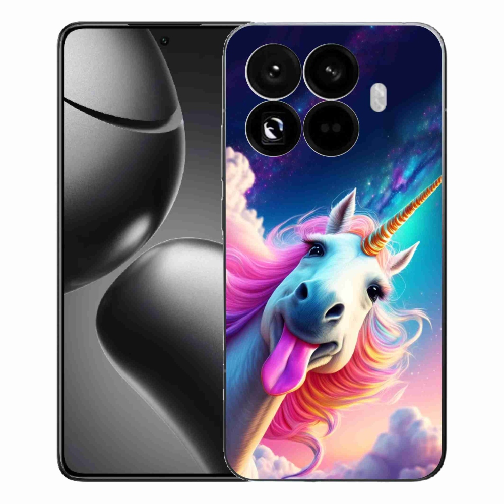 Gelový kryt mmCase na Xiaomi 15T Pro - šílený jednorožec