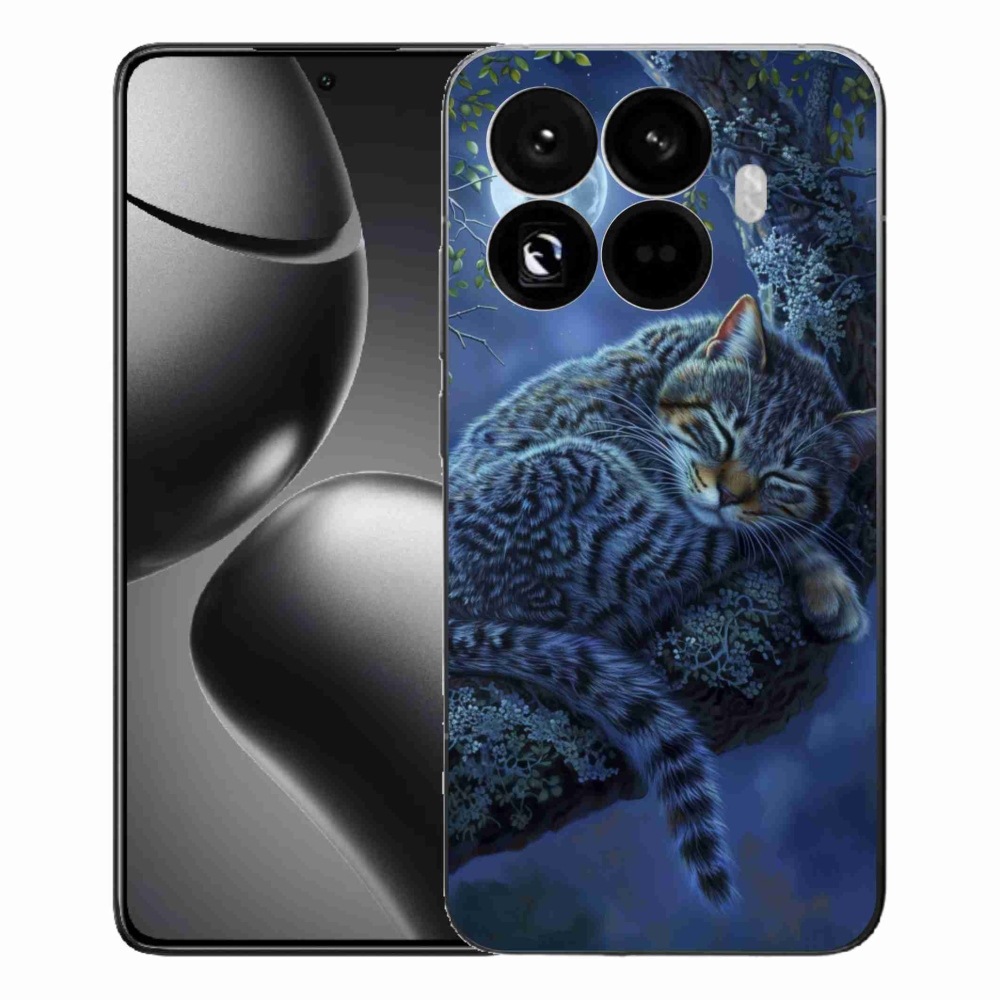 Gelový kryt mmCase na Xiaomi 15T Pro - spící kočka