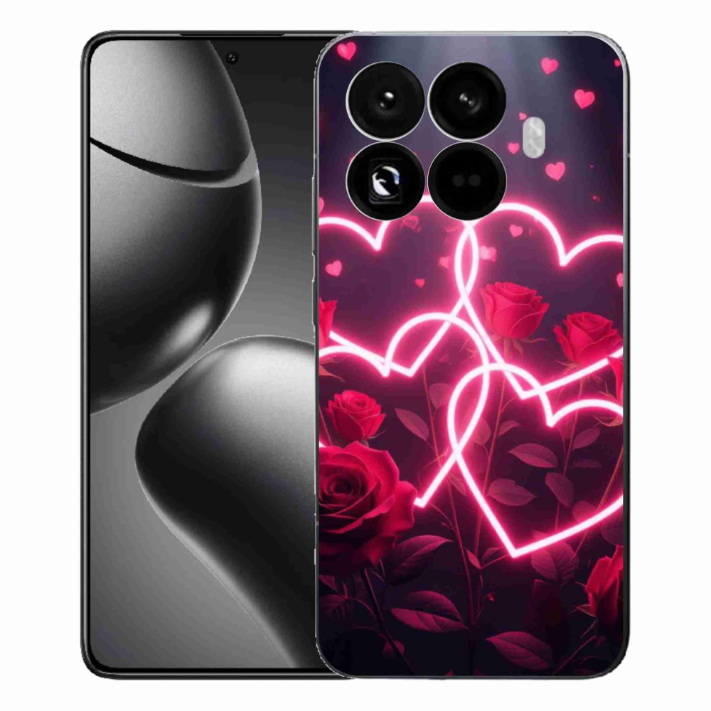 Gelový kryt mmCase na Xiaomi 15T Pro - srdce lásky