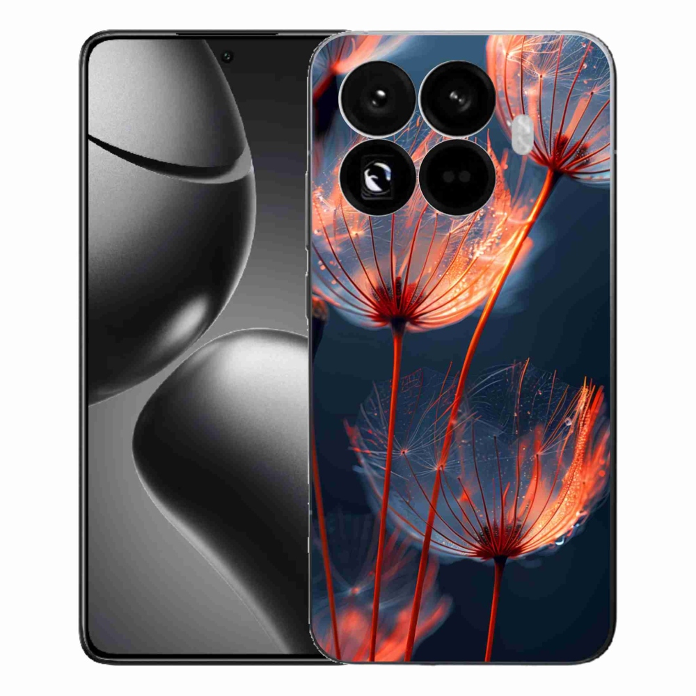 Gelový kryt mmCase na Xiaomi 15T Pro - světélkující chmýří