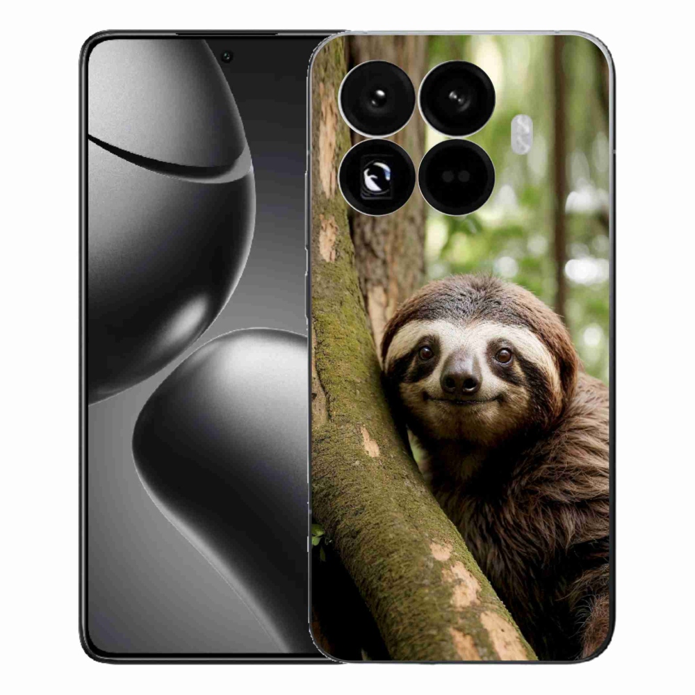 Gelový kryt mmCase na Xiaomi 15T Pro - usměvavý lenochod