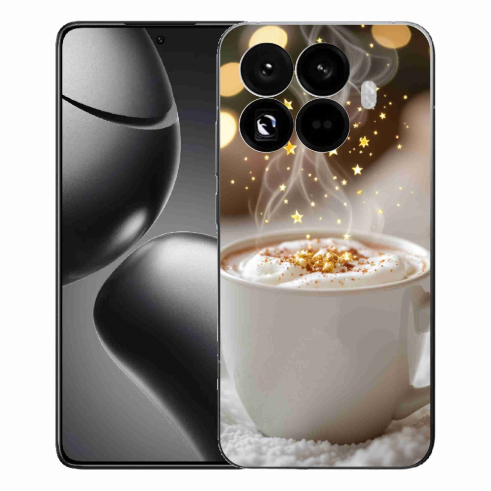 Gelový kryt mmCase na Xiaomi 15T Pro - vánoční horký nápoj