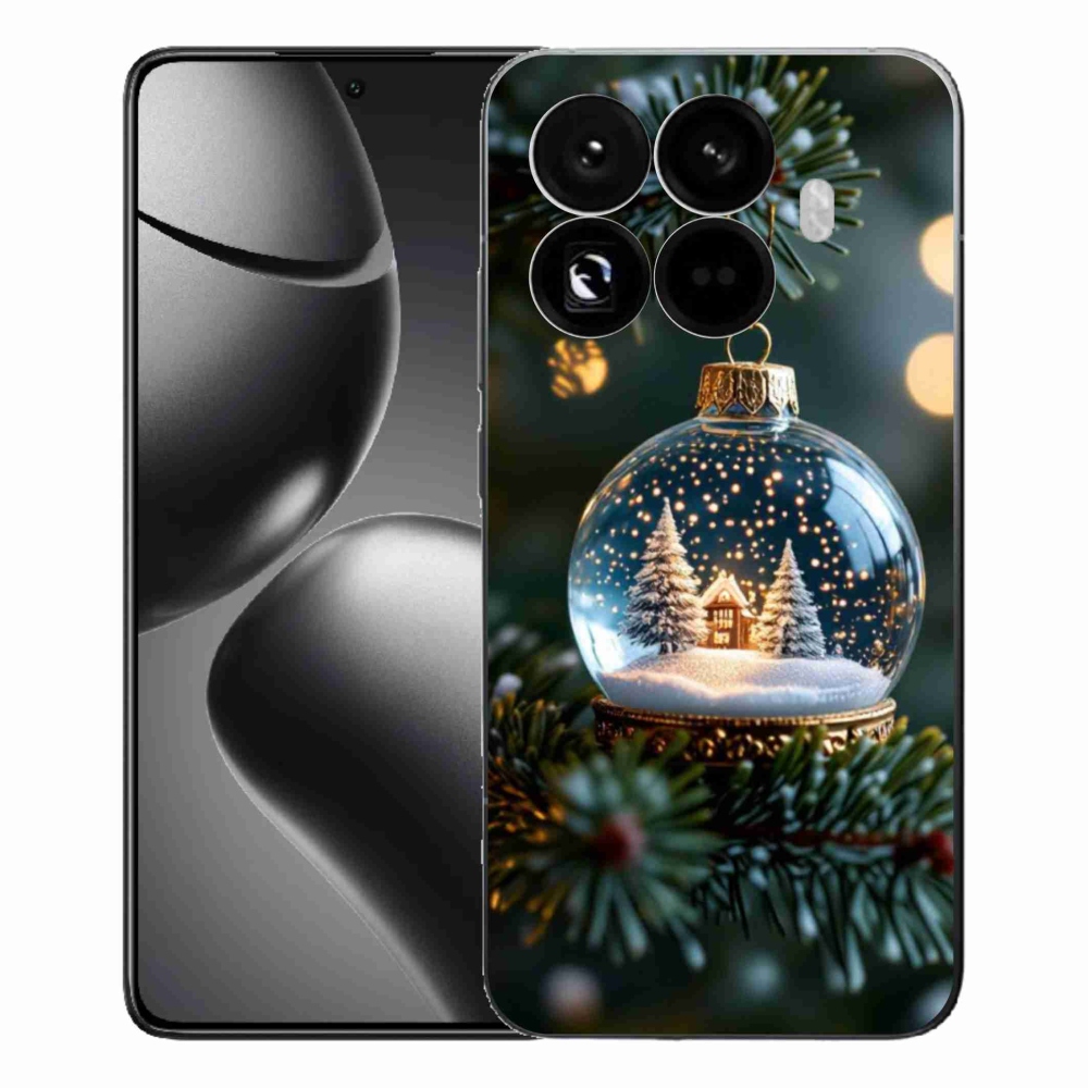 Gelový kryt mmCase na Xiaomi 15T Pro - vánoční koule 2