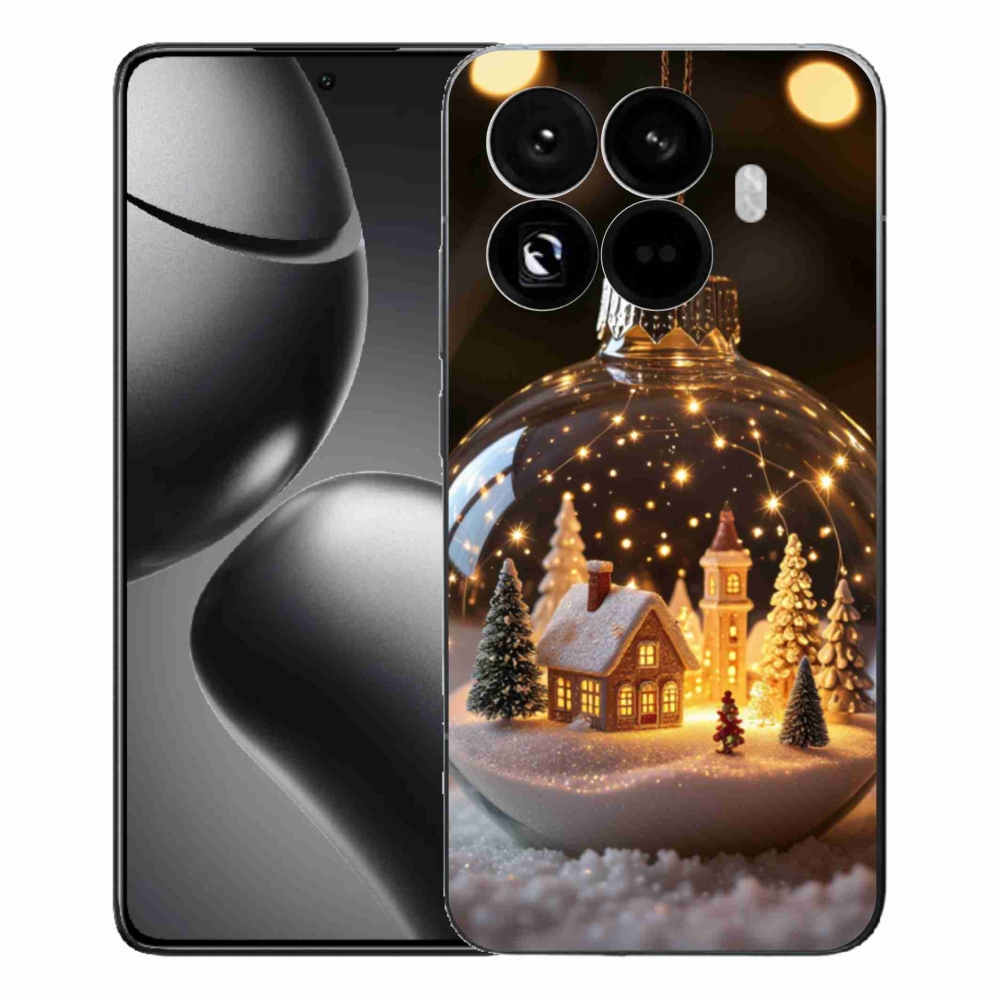 Gelový kryt mmCase na Xiaomi 15T Pro - vánoční koule 3