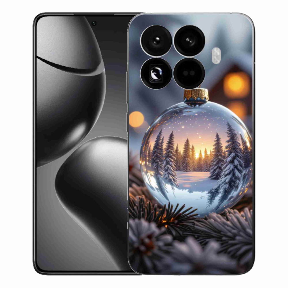 Gelový kryt mmCase na Xiaomi 15T Pro - vánoční ozdoba