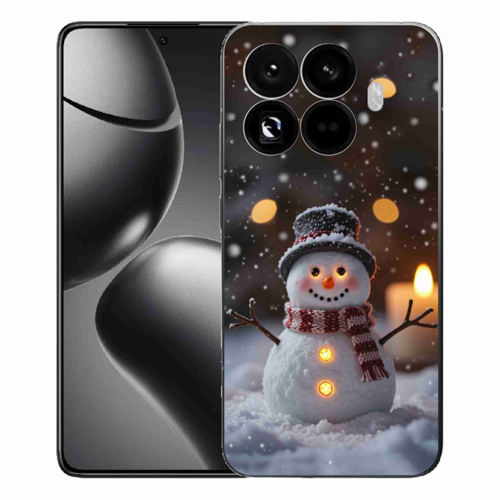 Gelový kryt mmCase na Xiaomi 15T Pro - veselý sněhulák