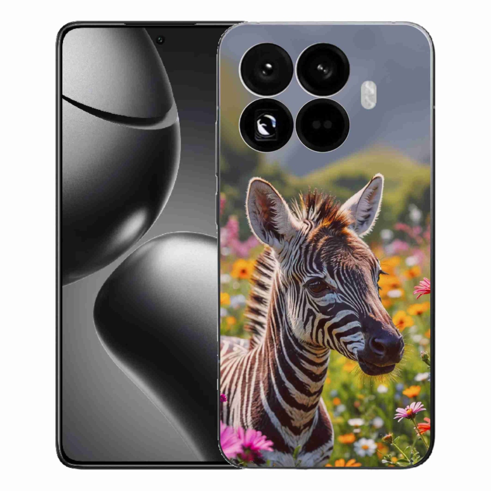 Gelový kryt mmCase na Xiaomi 15T Pro - zebra na louce