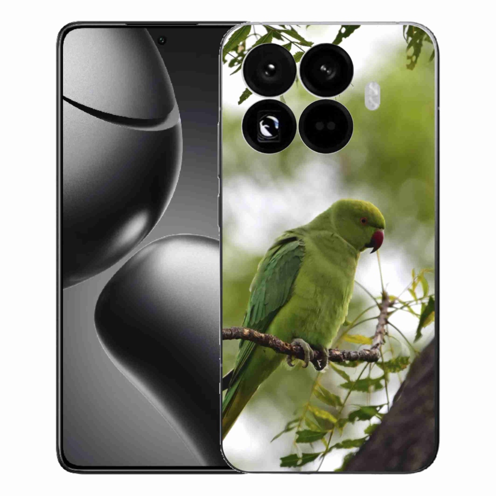 Gelový kryt mmCase na Xiaomi 15T Pro - zelený papoušek